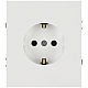Розетка ЭРА Arktik 16-2101-08 с заземлением 2P+E Schuko 16А-250В белый матовый Б0070421