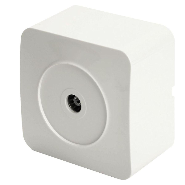 ТВ-розетка Stekker София белый MST00-10-01 49299