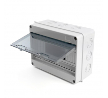 Бокс настенный STEKKER EBX50-1/12-65 12 модулей, пластик, IP65