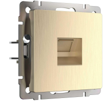 Розетка Ethernet RJ-45 Werkel шампань рифленый W1181010 4690389160608
