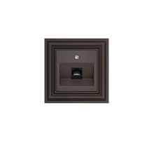 Розетка RJ45 Liregus Retro коричневый омбре 29-035