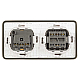 Блок розетка с выключателем ЭРА Эксперт 11-7522-01 двойным IP55 16A-10AX-250В горизонт. СУ белый Б0063274