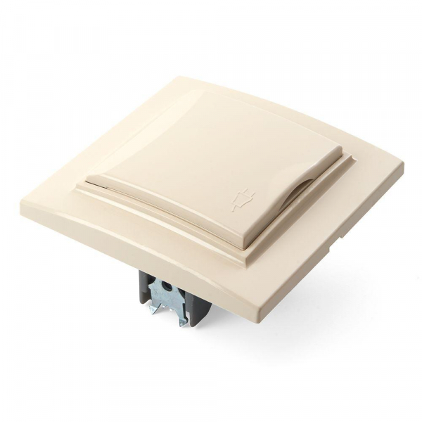 Розетка 2P+PE Stekker Эрна со шторками крышкой слоновая кость PST16-9012-02 39238 Розетка 2P+PE Stekker Эрна со шторками крышкой слоновая кость PST16-9012-02 39238