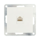 Розетка LK Studio компьютерная RJ-45 кат. 5е с накладкой (белый) LK80 846104-1