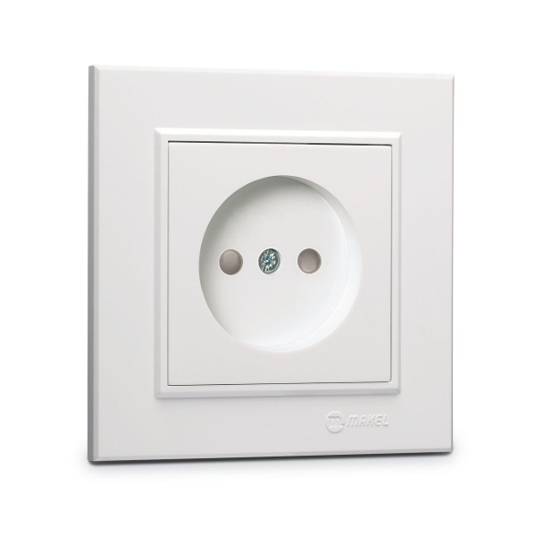 Розетка б/з с защт. для детей Makel Karea 56001052
