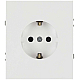 Розетка ЭРА Arktik 16-2101-01 с заземлением 2P+E Schuko 16А-250В белый Б0070414
