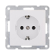 Розетка LK Studio с з/к, без шторок (белый) LK80 843104-1