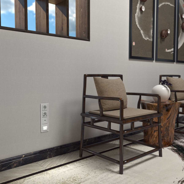 Розетка с заземлением, шторками и USBх2 Werkel белый W1171501 4690389155345