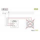 Розетка 2xUSB Liregus Epsilon бежевый 28-0712
