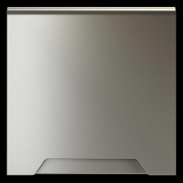 Накладка для розетки с заземлением защитными шторками и крышкой S70 (шелк) Voltum VLS000804