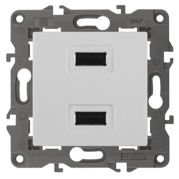 Устройство зарядное USB ЭРА Elegance 5V-2,1A 14-4110-01 Б0034358 Устройство зарядное USB ЭРА Elegance 5V-2,1A 14-4110-01 Б0034358