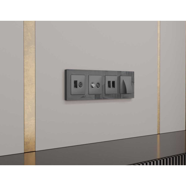 Лицевая панель AMBRELLA VOLT ALFA AP6633