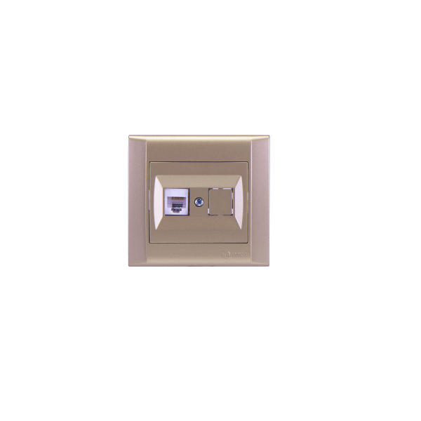 Розетка комп. двойная (1 шт. cat 5) Makel Defne 42057035 Розетка комп. двойная (1 шт. cat 5) Makel Defne 42057035