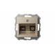Розетка RJ45/TV Liregus Epsilon шампань 28-315