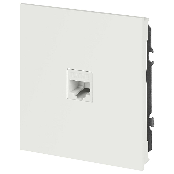 Розетка ЭРА Arktik 16-3107-08 информационная RJ45 белый матовый Б0070481
