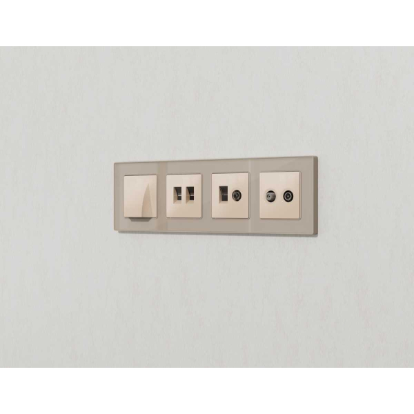 Лицевая панель AMBRELLA VOLT ALFA AP3121