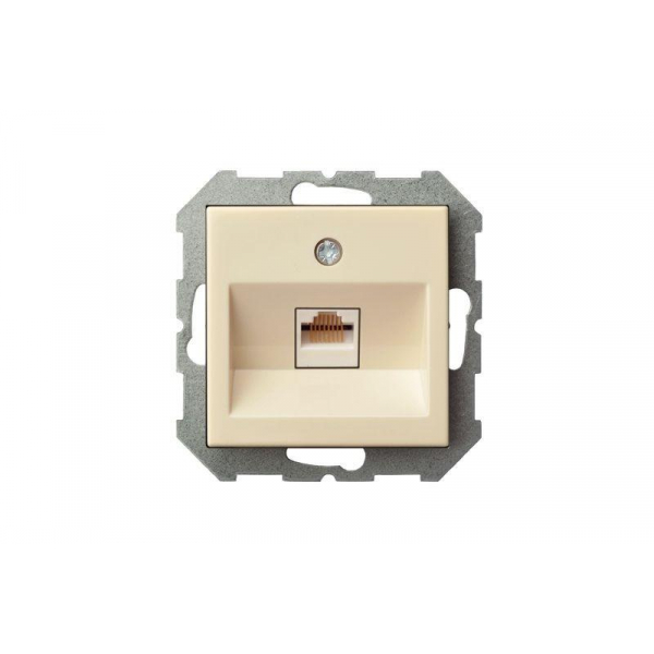 Розетка RJ11 Liregus Epsilon бежевый 28-080 Розетка RJ11 Liregus Epsilon бежевый 28-080