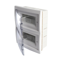 Бокс встраиваемый STEKKER EBX50-2/16-20 16 модулей, пластик, серия Standart