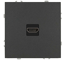 Розетка ЭРА Galaxy 15-3114-06 HDMI IP20 графит Б0070799