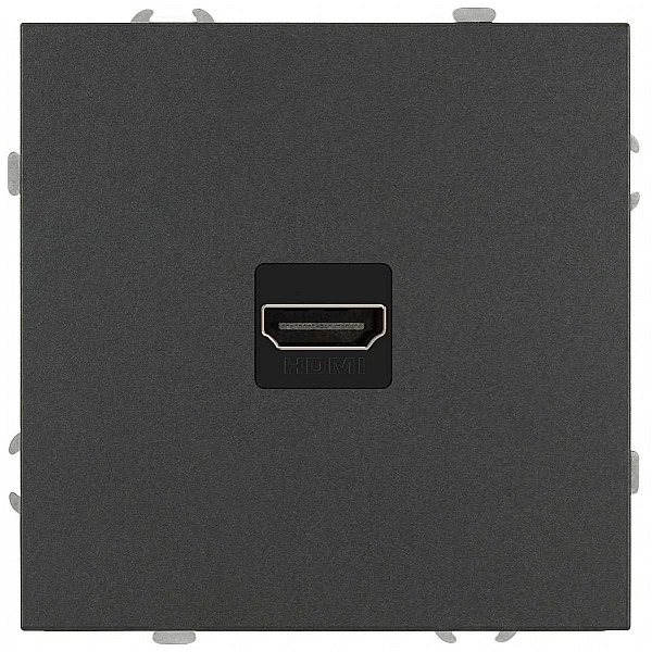 Розетка ЭРА Galaxy 15-3114-06 HDMI IP20 графит Б0070799