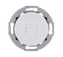 Розетка LK Studio компьютерная RJ-45 кат. 6 с накладкой (белый) Vintage 886304-1