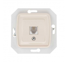 DEA Розетка Телефон RJ11 с/у мех. Беж KRANZ KR-78-0252