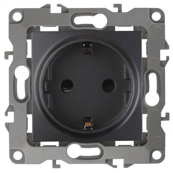 Розетка ЭРА 12 2P E Schuko 16A 250V 12-2101-05 Б0014679 Розетка ЭРА 12 2P E Schuko 16A 250V 12-2101-05 Б0014679
