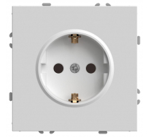Розетка 2P+PE Stekker Эмили со шторками белый фарфор RST16-5110-01 49880