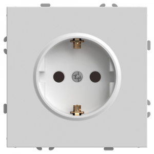 Розетка 2P+PE Stekker Эмили со шторками белый фарфор RST16-5110-01 49880