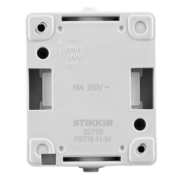 Розетка 1-местная с крышкой Stekker Велена PST16-11-54 32755