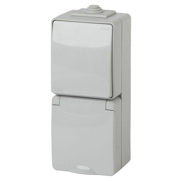 Блок розетка-выключатель ЭРА Эксперт IP65 16A 250V 11-7607-03 Б0035998 Блок розетка-выключатель ЭРА Эксперт IP65 16A 250V 11-7607-03 Б0035998