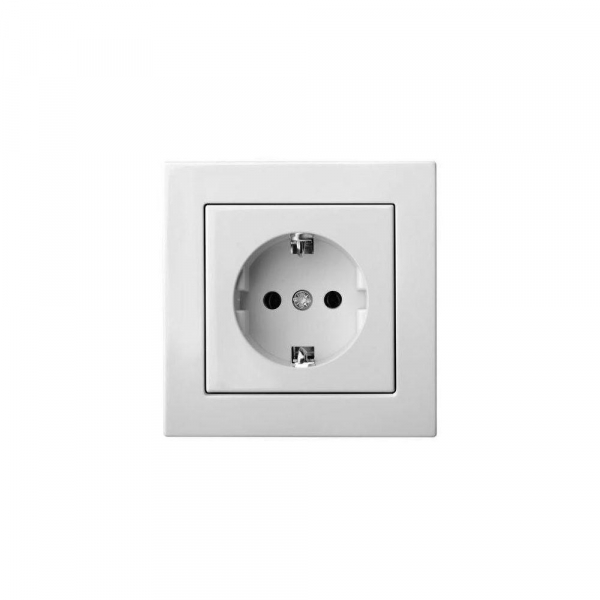 Розетка 2P+E Liregus Epsilon белый 28-0161 Розетка 2P+E Liregus Epsilon белый 28-0161