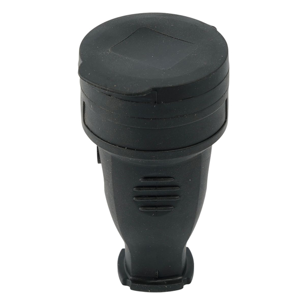 Розетка переносная 2P+PE Stekker Одри с крышкой черный RST16-21-44 32751