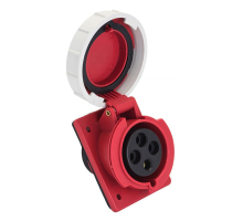 Розетка стационарная внутренняя угловая 4142 3Р+РЕ 16А 380В IP67 EKF PROxima ps-4142-16-380