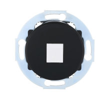 Розетка LK Studio телефонная RJ-12 с накладкой (черный) Vintage 885508-1