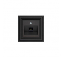 Розетка RJ45 Liregus Retro черный матовый 29-235