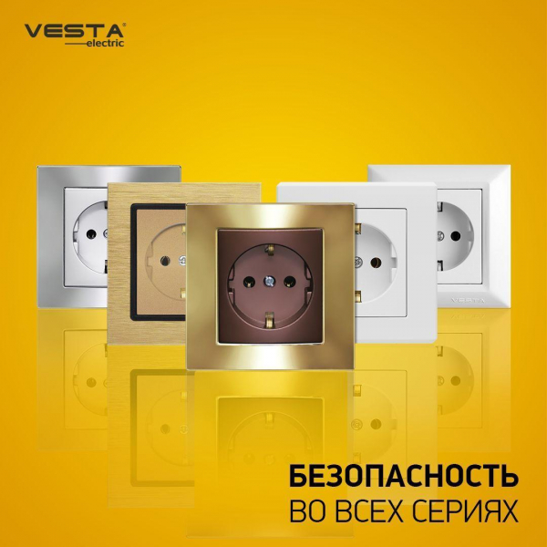 Розетка 2P+E Vesta-Electric Roma белый FRZ00010101BEL Розетка 2P+E Vesta-Electric Roma белый FRZ00010101BEL
