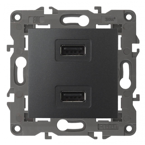 Устройство зарядное USB ЭРА Elegance 5V-2,1A 14-4110-05 Б0034373 Устройство зарядное USB ЭРА Elegance 5V-2,1A 14-4110-05 Б0034373