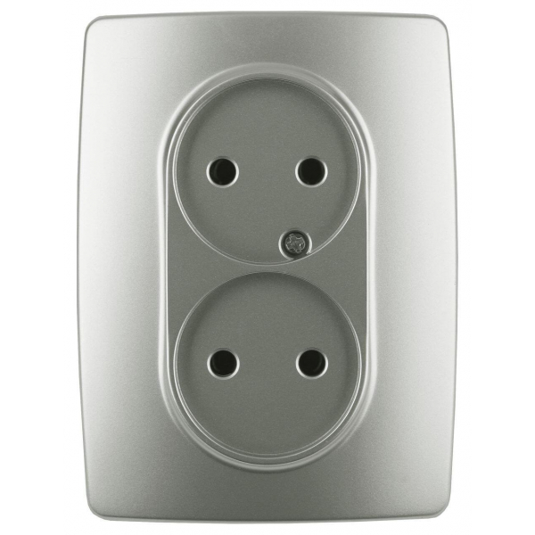 Розетка ЭРА 12 2x2P 16A 250V 12-2107-15 Б0031247 Розетка ЭРА 12 2x2P 16A 250V 12-2107-15 Б0031247