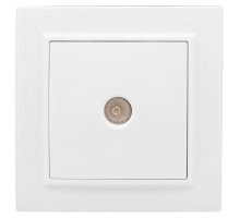 Минск Розетка TV 1-местная СП бел. 75Ом 5-862МГц EKF Basic ERA00-027-10