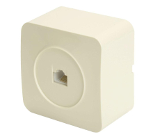 Розетка компьютерная RJ-45 Stekker София слоновая кость MST00-20-04 49482