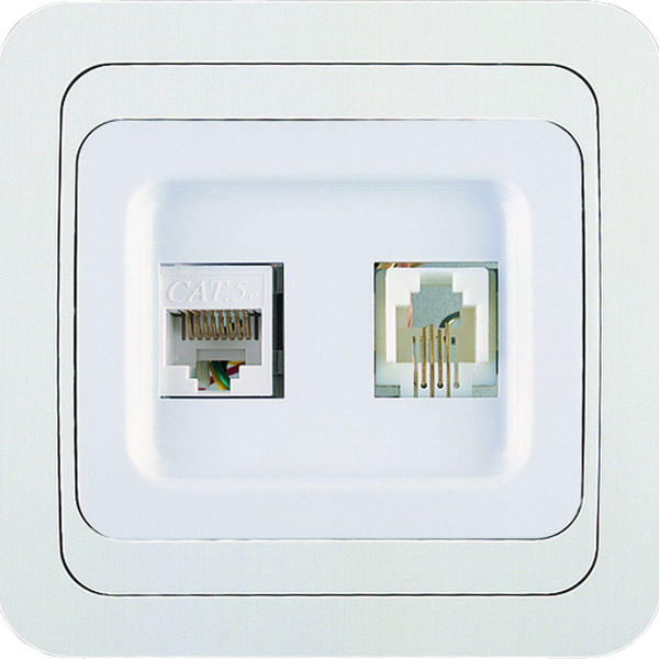 Розетка комп. ( cat 5) + тf евро Makel Mimoza 12037 Розетка комп. ( cat 5) + тf евро Makel Mimoza 12037