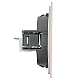 Розетка компьютерная 1-местная RJ-45 (механизм) Stekker Мия RST00-3117-08 пудровый жемчуг 50480
