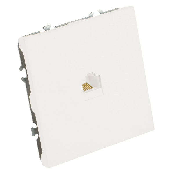 Розетка компьютерная RJ-45 Stekker Эмили белый фарфор RST00-5117-01 49873