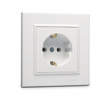 Розетка Makel с/з СП Karea 16А IP20 бел. 56001028