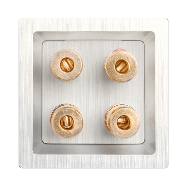 Акустическая розетка Werkel х4 перламутровый рифленый WL13-AUDIOx4 4690389124273