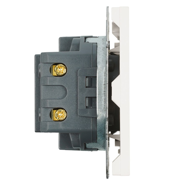 Розетка двухместная USB + Type C Stekker Эмили белый фарфор RST10-5115-01 49879