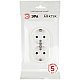 Розетка ЭРА Arktik 16-2104-08 двойная с заземлением 2X2P+E Schuko 16А-250В белый матовый Б0070451