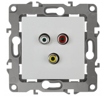 Розетка RCA ЭРА 12 12-3113-01 Б0027471