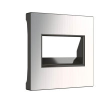 Накладка для двойной розетки Еthernet RJ-45 Werkel глянцевый никель W1191102 4690389158285